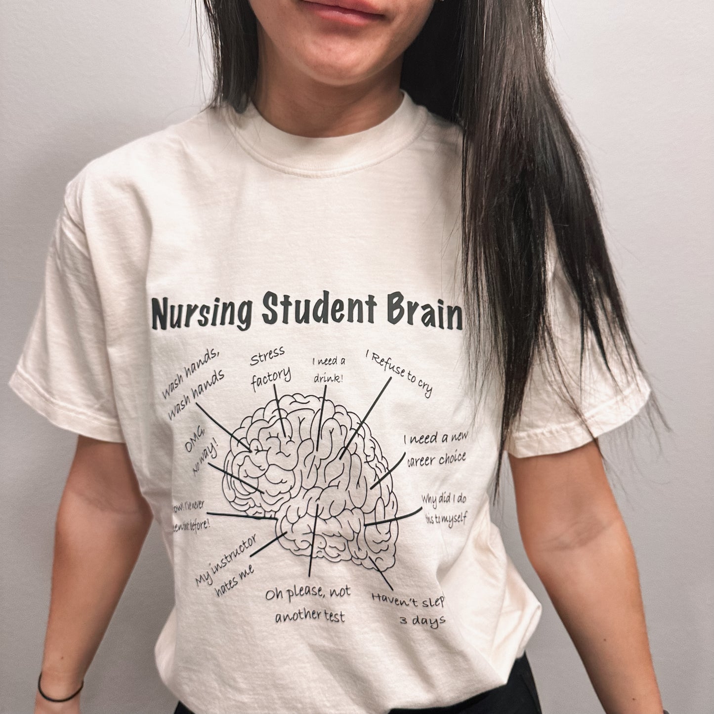 Nursing Student Brain Tee