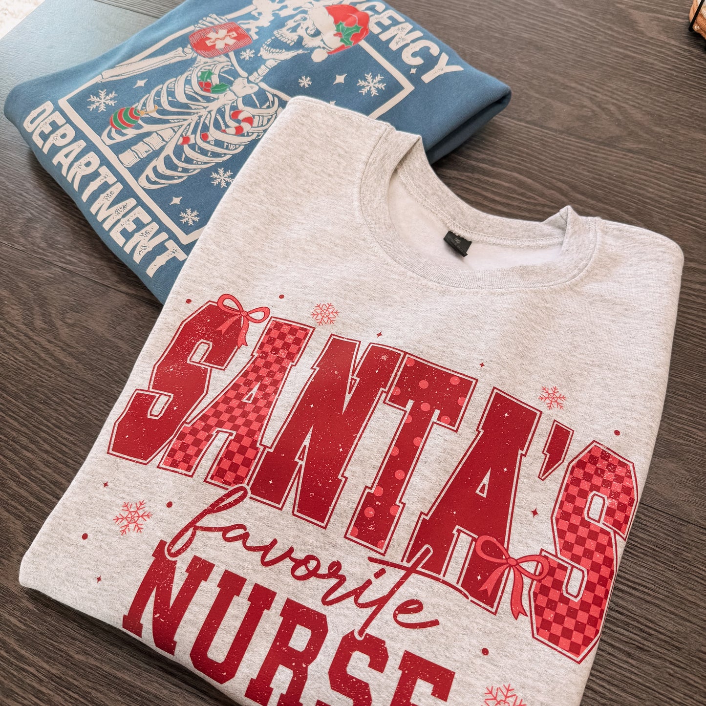Santas Fav Nurse Crewneck