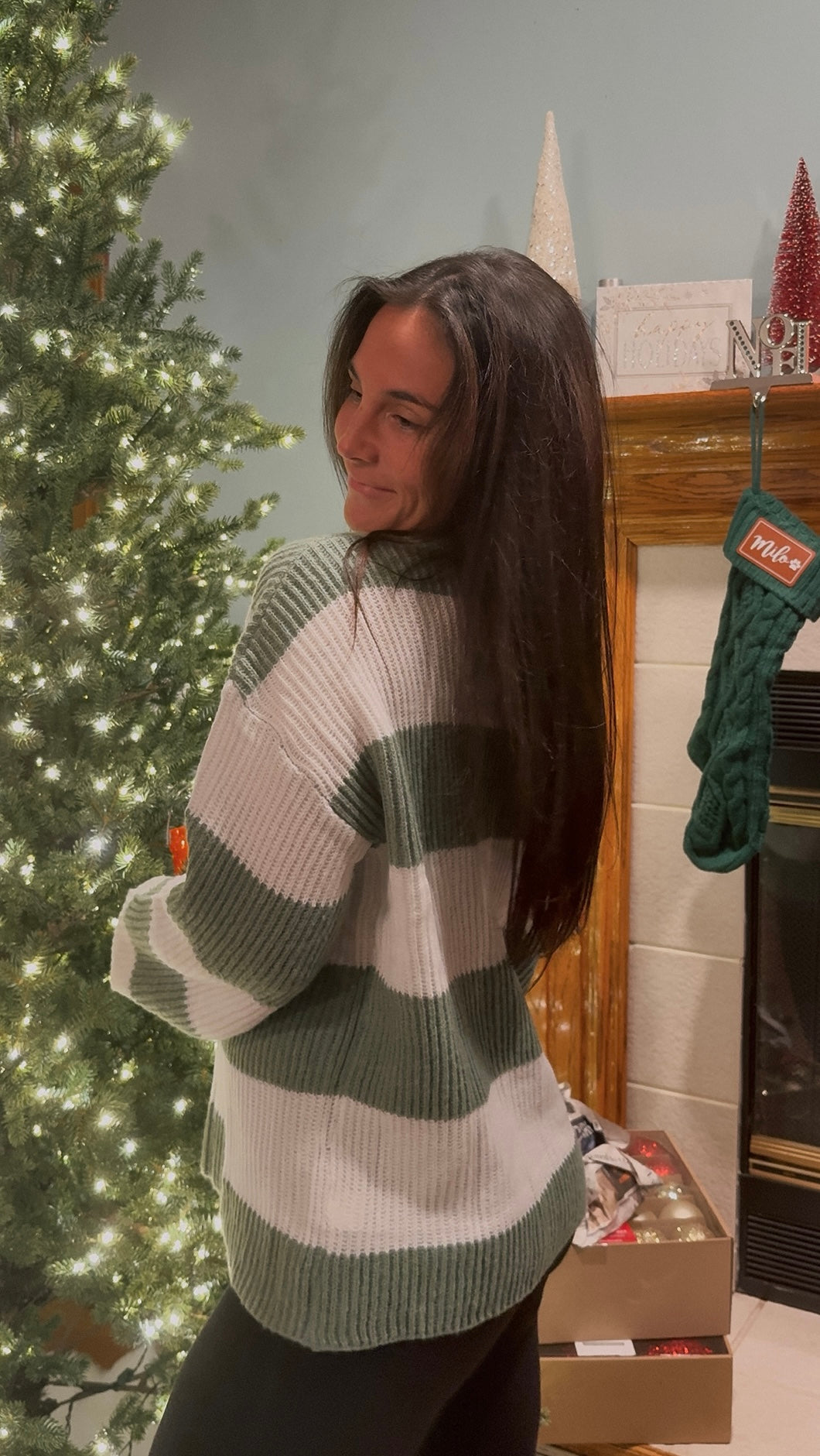 Evergreen Cozy Knit Sweater