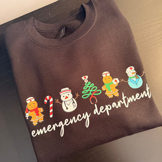 ED Christmas Characters Crewneck